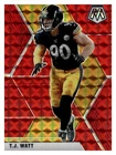 TJ WATT 2020 Panini Mosaic RED #167 Steelers B9