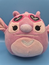 Disney Valentine Squishmallow Pink Angel Lilo  Stitch Plush/Stuffed