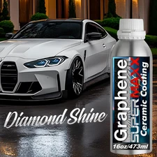 GRAPHENE CERAMIC CAR COATING ''10 YR ADVANCED TRICURE TECHNOLOGY PROTECTION -KIT