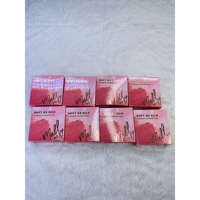 Mally Soft As Silk Powder Foundation Fair 0.28 Oz 8 Pk Beauty Make Up