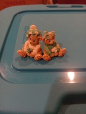 2 Cherished Teddies Luck Found Me A Friend in You Irish Kathleen Sean No Box