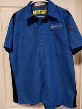 RedKap Men's Mechanic/Service Blue Shirt Short Sleeve XL