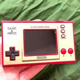 Nintendo Game & Watch Super Mario Console - Complete Beige/Red