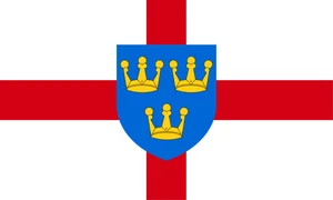 East Anglia Flag Self Adhesive Vinyl Sticker