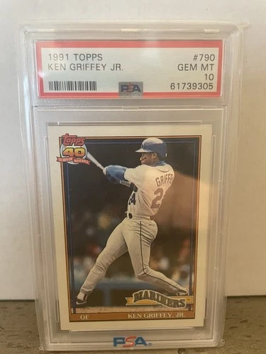 1991 Topps - Ken Griffey Jr #790 PSA 10