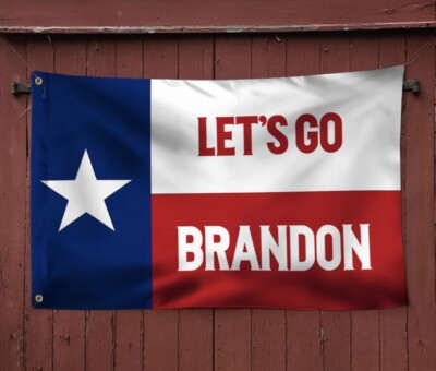 lets go Brandon Texas flag 3 x5 