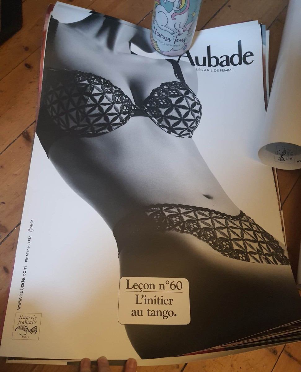 Body Aubade Vintage Rétro - Taille 40 (bonnet B) - Rouge - Neuf Avec étiquettes - Luxe Français