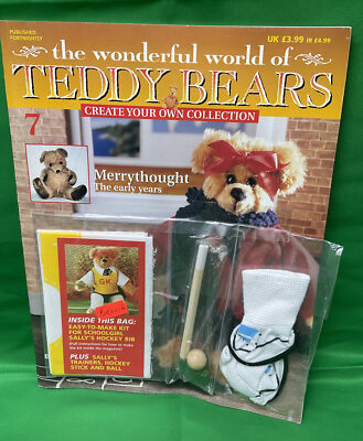 Wonderful World Of Teddy Bears Issue 7 Kit 4 Nora s  Bib & Hockey Stick Etc