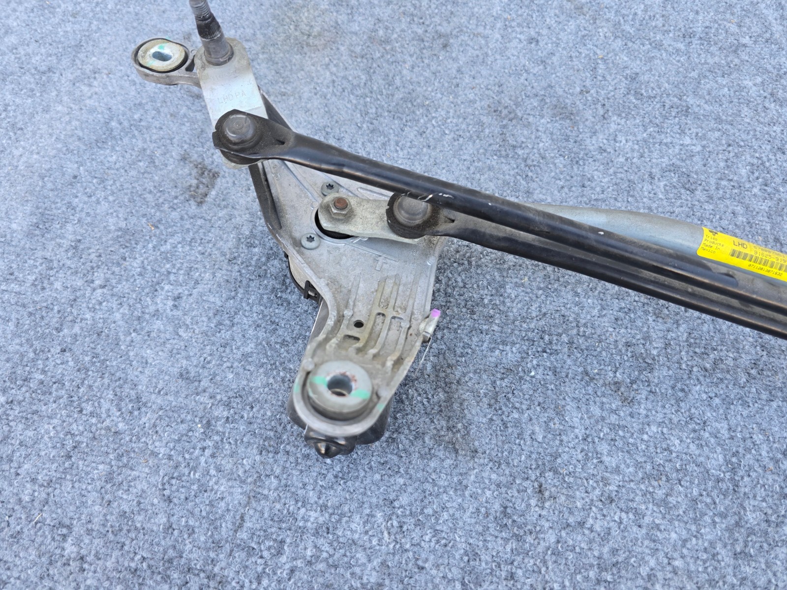 WINDSHIELD WIPER MOTOR LINKAGE OEM 14-20 MASERATI GHIBLI S LEVANTE QUATTROPORTE