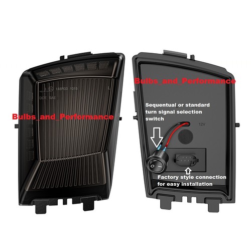 SMOKED SEQUENTIAL LED TURN SIGNAL LIGHTS for 2018-23 MERCEDES G-CLASS G550 G63 - Picture 5 of 6