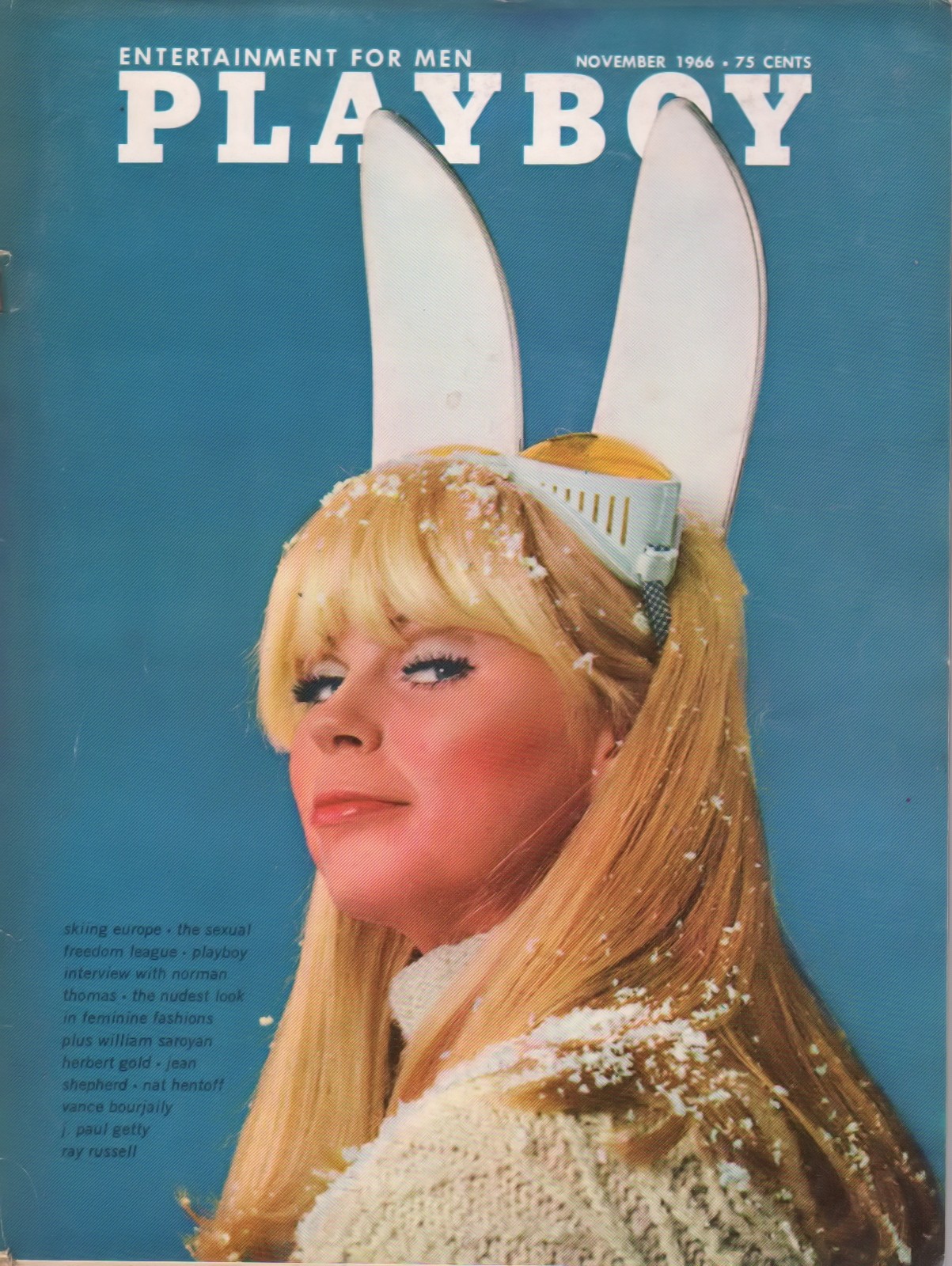 PLAYBOY NOVEMBER 1966 Lisa Baker Sue Bachelor Norman Thomas Jane ...