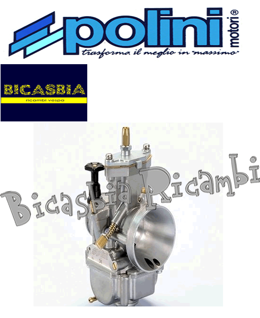 6398 Carburetor Polini PWK 32 Piaggio 50 NTT NRG MC2 MC3 Extreme
