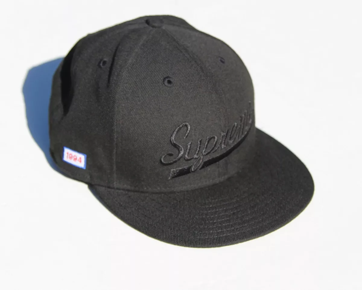 SUPREME Spring Summer 2011 Script Logo NEW ERA Fitted Hat 7 1/2 59.6cm  Baseball