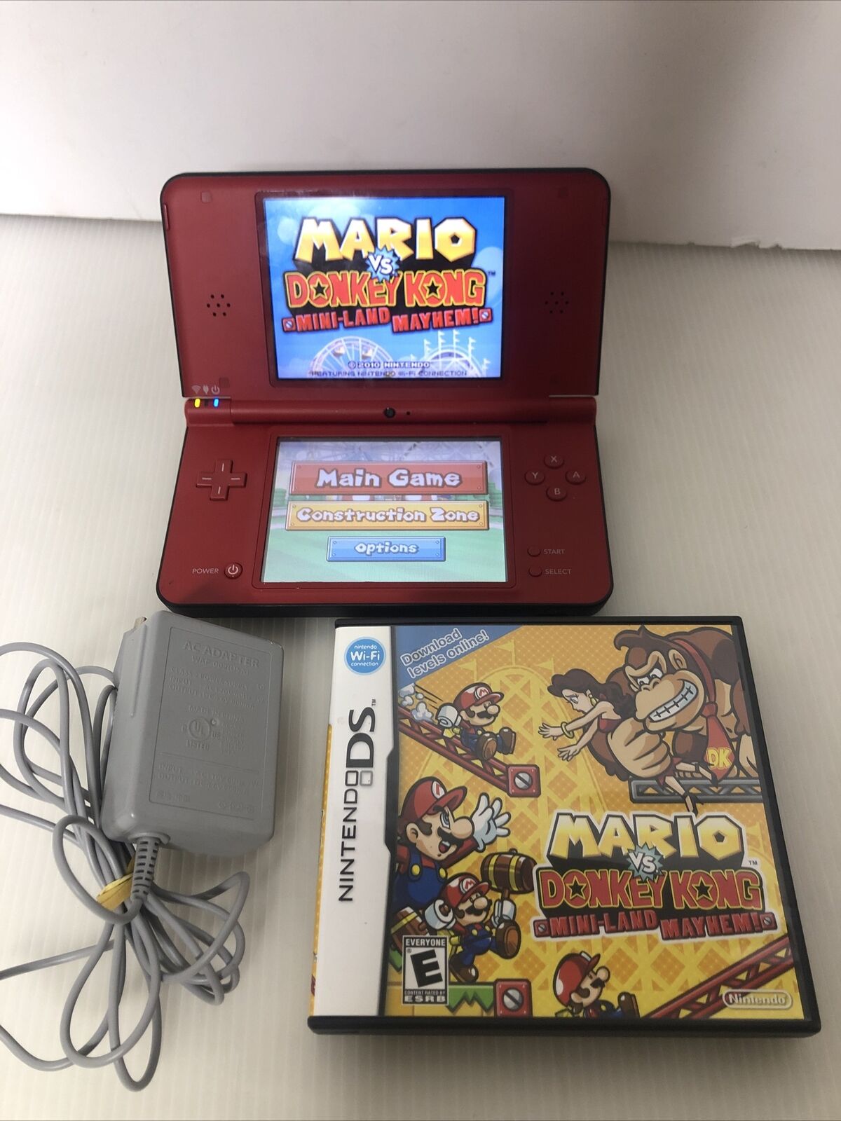 Nintendo Dsi XL Super Mario Bros 25th Anniversary Console+Charger+ Game | eBay