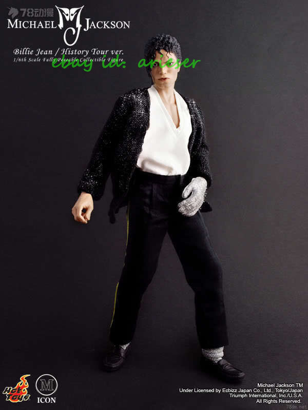 Hot Toys 1/6 M Icon Mis08 Michael Jackson Billie Jean/History Tour Version New