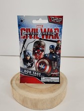 Marvel Captain America Dog Tags Factory Sealed Civil War