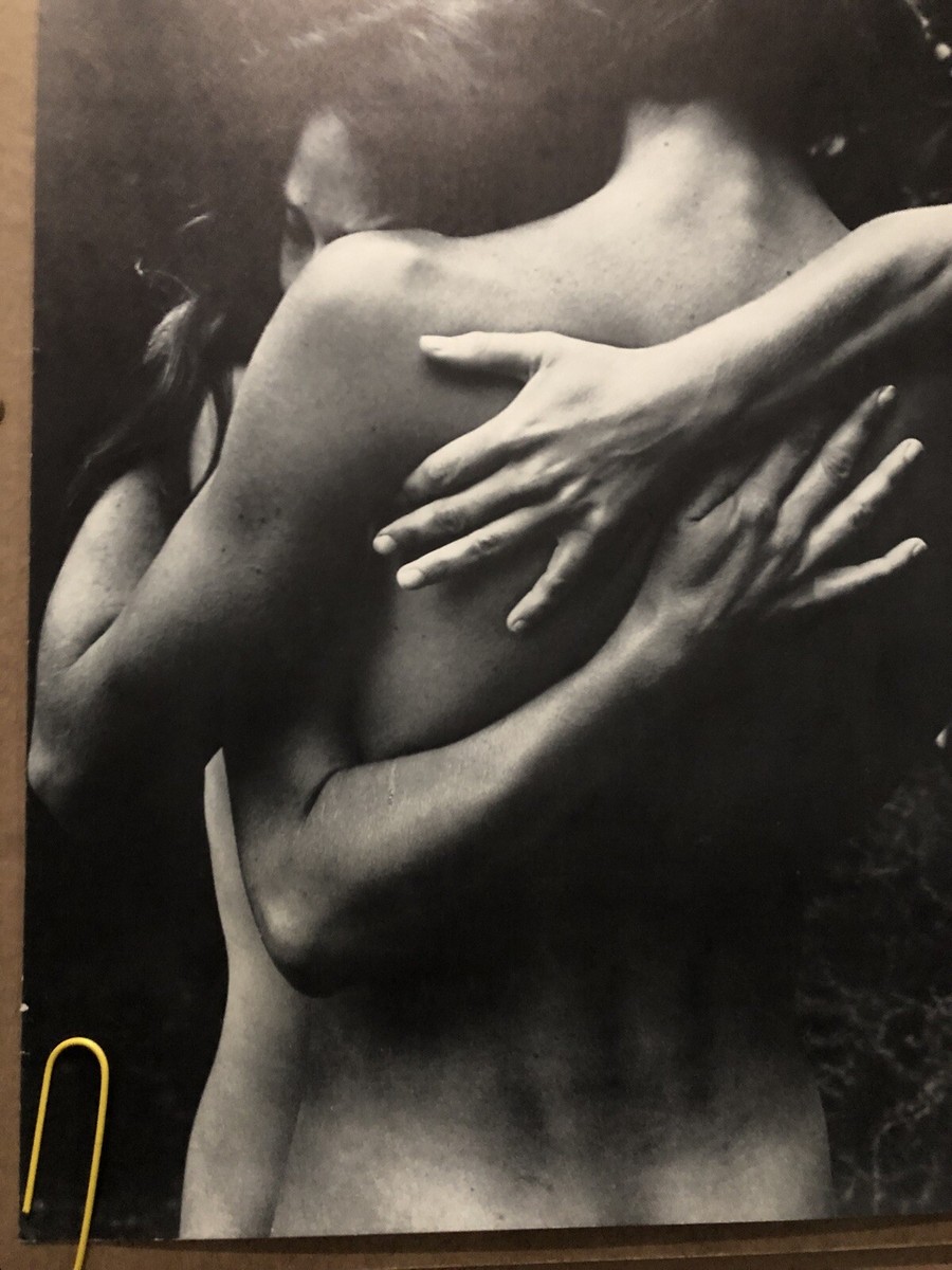 Original Vintage Poster Love You Man And Woman Hug Embrace Couple Naked Pin  Up | eBay