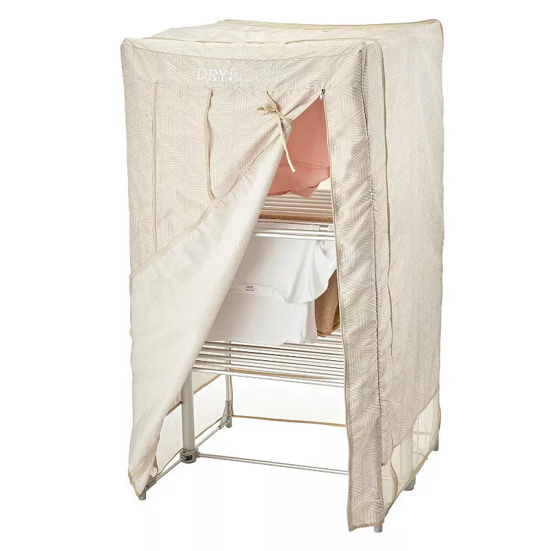 Dry Soon Deluxe 3 Tier Heated Airer Patterned Cover 5052775533806