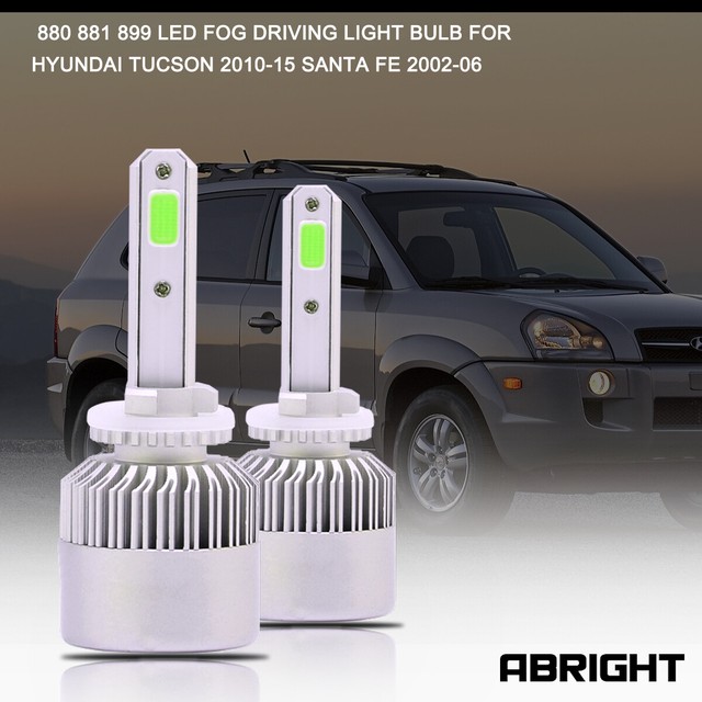 ABRIGHT 880 LED Fog Light Bulb for Hyundai Tucson 201015 Santa Fe 2002