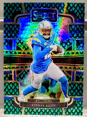 JERSEY NUMBER MATCH! 2023 SELECT DRAGON SCALE KEENAN ALLEN 13/70! CHARGERS!