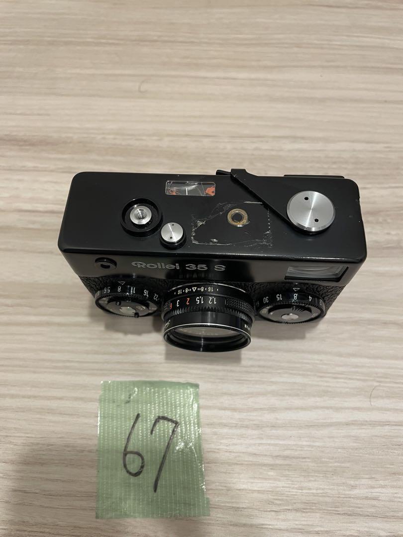 Rollei 35 S Black 35mm Film Camera 40mm F2.8 For Parts used From