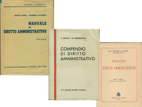 LANDI-POTENZA, Manuale di diritto amministrativo +  MICALI-MARGIOTTA+LA TORRE - Bild 1 von 1
