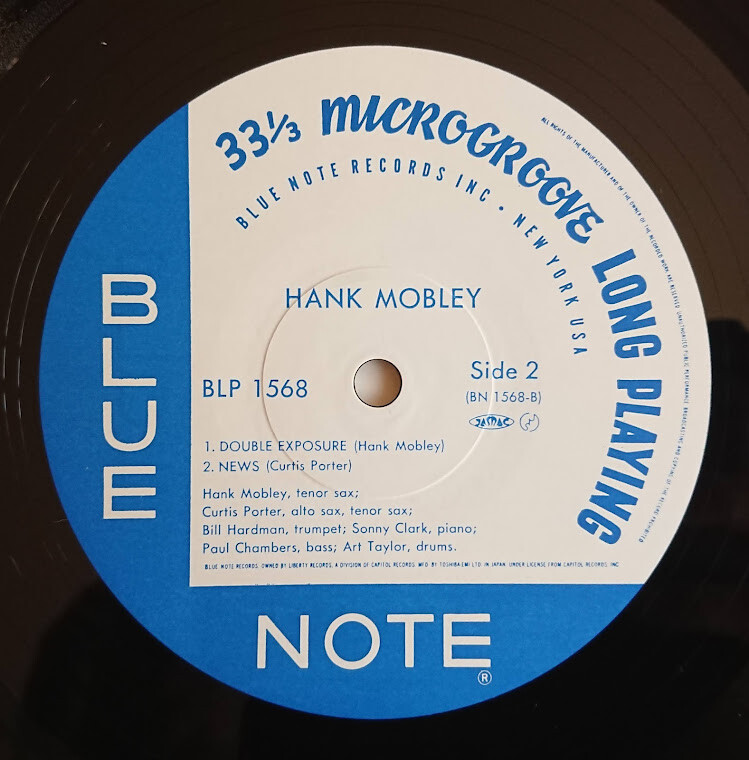 Hank Mobley Sextet LP Blue Note Jazz BLP 1568 Japan Liner Sonny