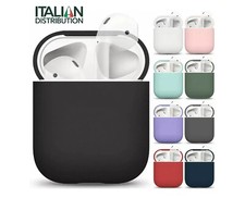 Cover Custodia per Apple AirPods 1 2 Auricolari Cuffie Protettiva Silicone COLOR
