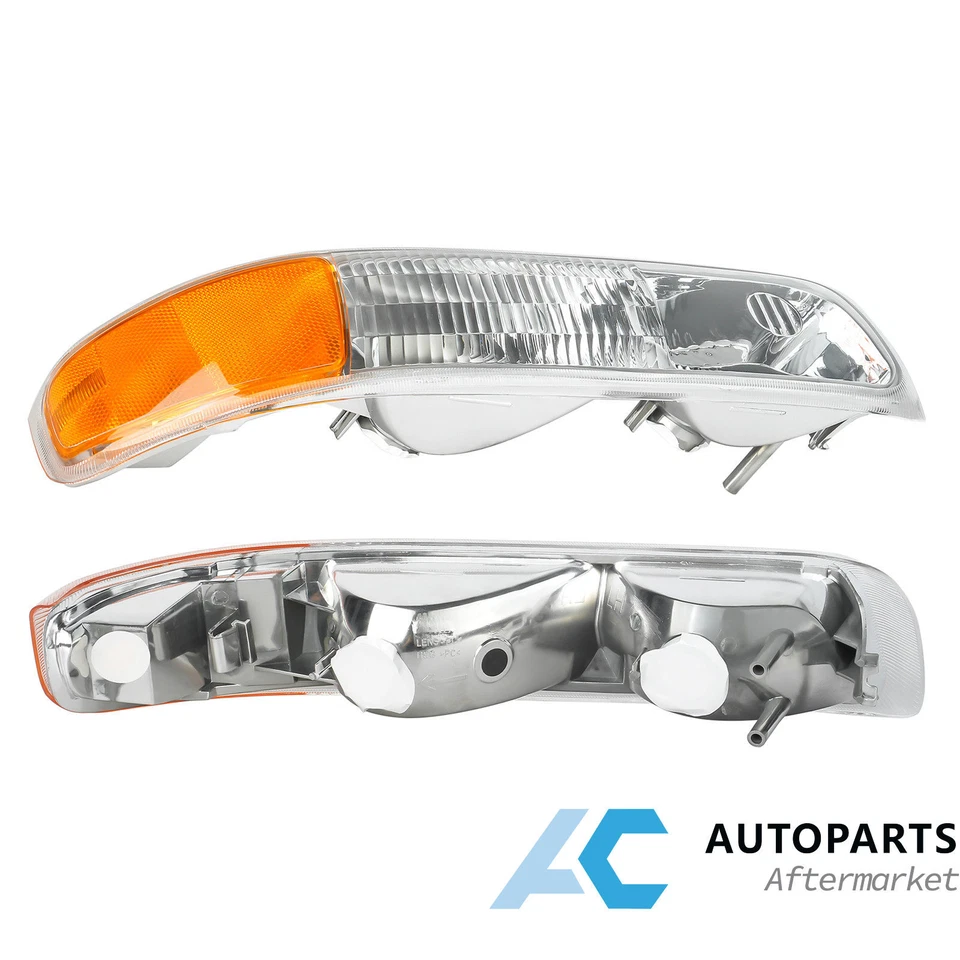 For 1999-2002 Chevy Silverado 2000-2006 Tahoe Suburban 1500 2500 Headlights 4pcs - Image 4 of 4