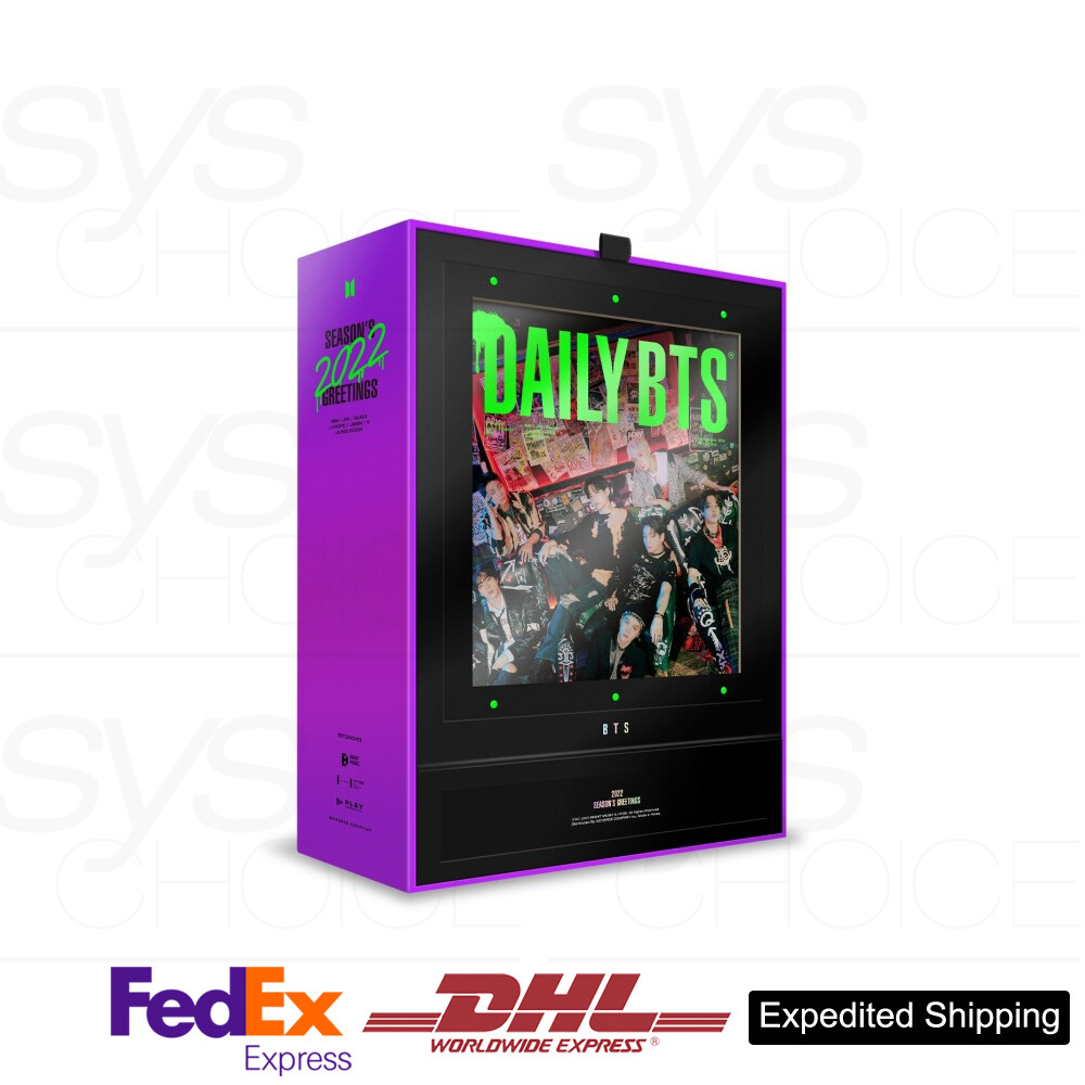 BTS 2022 SEASON'S GREETINGS Desk Calendar+Diary+MakingDVD+