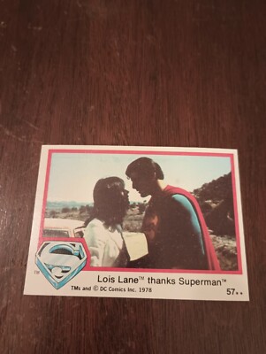 1978 Topps (Superman) #57 Lois Thanking Superman (NRMT+) | eBay