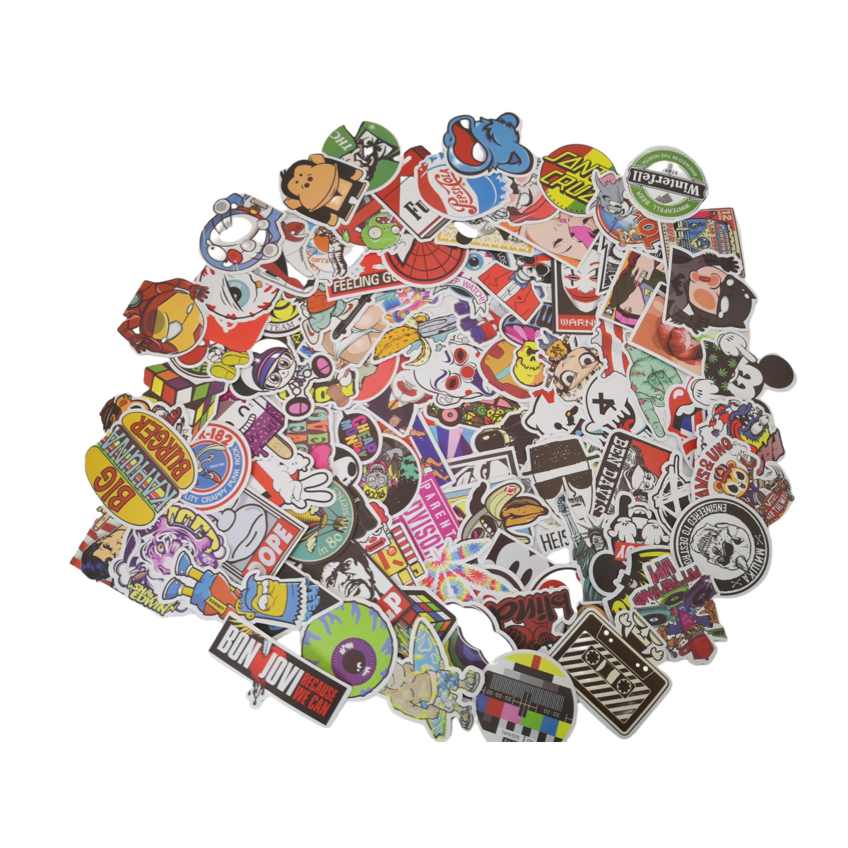 Stickers Bomb Vinyl Laptop Luggage Decals Dope Sticker Lot