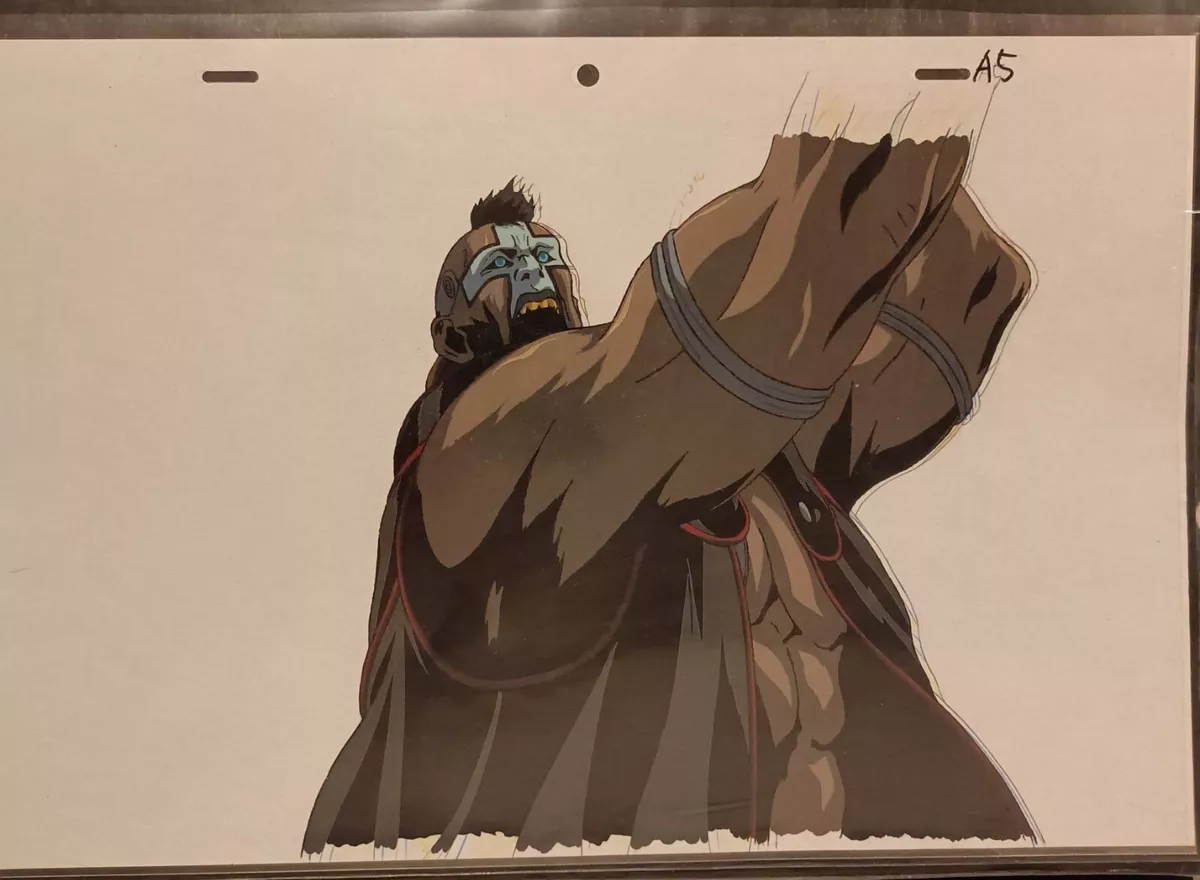 VAMPIRE HUNTER D BLOODLUST official Movie sized anime cel + sketch