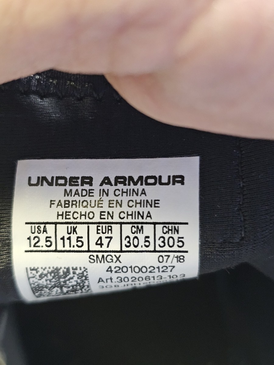 新品] 希少SC 3ZERO II黒UNDER ARMOUR アメリカ輸入 Under