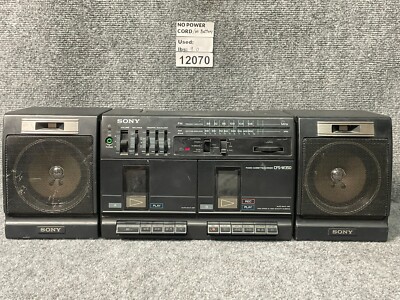 レトロ品　SONY CFS-EW50 CASSETTE-CORDER Vintage Sony CFS-W350 Dual Cassette AM/FM Radio Boombox Recorder