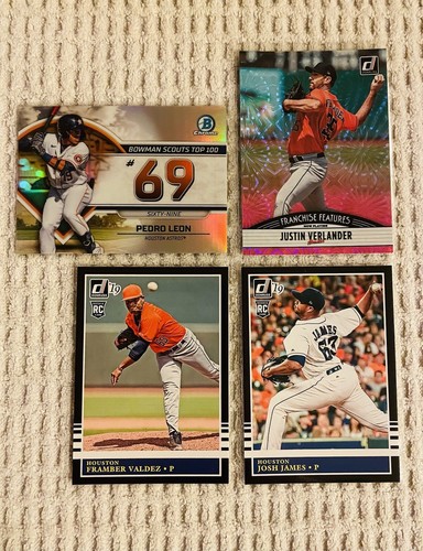 Houston Astros 40 Card Lot! Rookies Prospects Parallels Autos Patches #’d & More - Picture 12 of 12