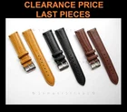 Genuine Italian Leather Teju Lizard Grain Band Strap 12mm 14mm 16mm 18mm 20mm