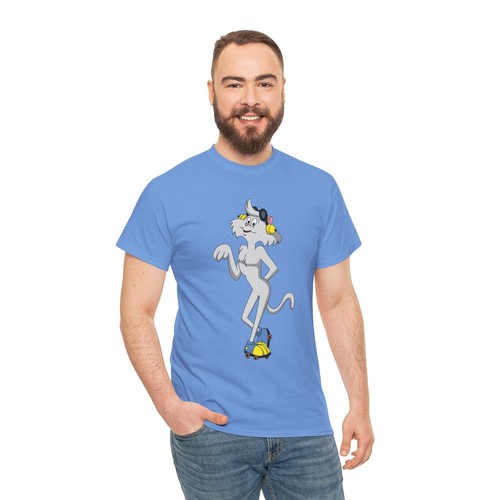Vintage Wordsworth Cat T-Shirt, Heathcliff Cartoon Shirt, Roller Skate Cat Tee - Picture 79 of 118
