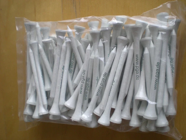 100 Bambus Tees PGA 7cm - ökologisch abbaubar        vom PGA Pro - Bild 1 von 3