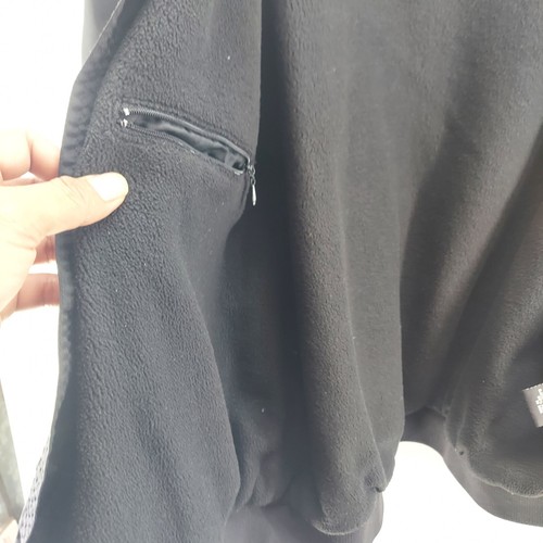tri mountain jacket men size XL black fleece full zip city park lightweight - Picture 9 of 10