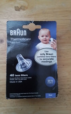  2 Packs Braun Replacement Thermoscan Lens Filters - 80 total 