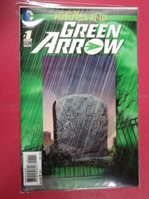 GREEN  ARROW  #1 LENTICULAR COVER One-Shot FUTURES END (9.6 Or Better) DC 2014