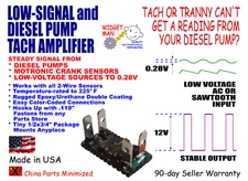 LOW- SMALL-SIGNAL TACH TACHOMETER ADAPTER AMPLIFIER, Triggers Down to 0.28V