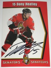 DANY HEATLEY SIGNED OTTAWA SENATORS PHOTO AUTOGRAPH!!