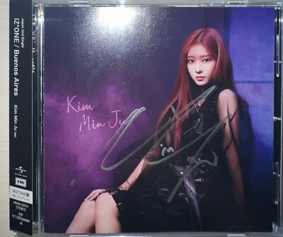IZONE サイン CD IZ*ONE Buenos Aires KIM MINJU Autographed Signed Album IZONE