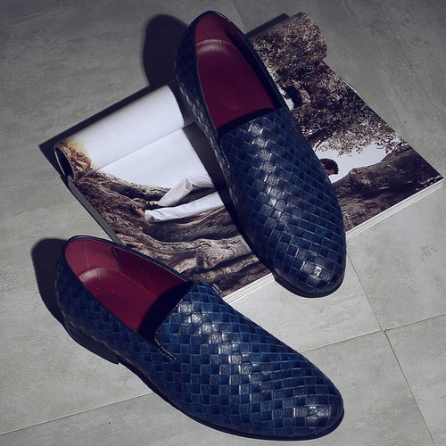 Trendy Men Fashion Pu Leather Comfort Business Loafers Lazy Driving Shoes - Picture 5 of 9
