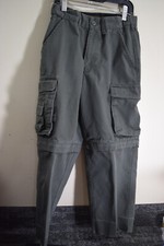 Boy Scout YOUTH 6 S Official Convertible Pants 28x23 Heavy Duty Canvas Shorts