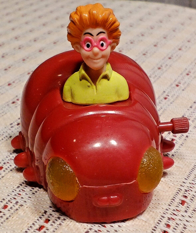 1998 Vintage Burger King Kids Club Toy - The Magic School Bus - Arnold & Worm