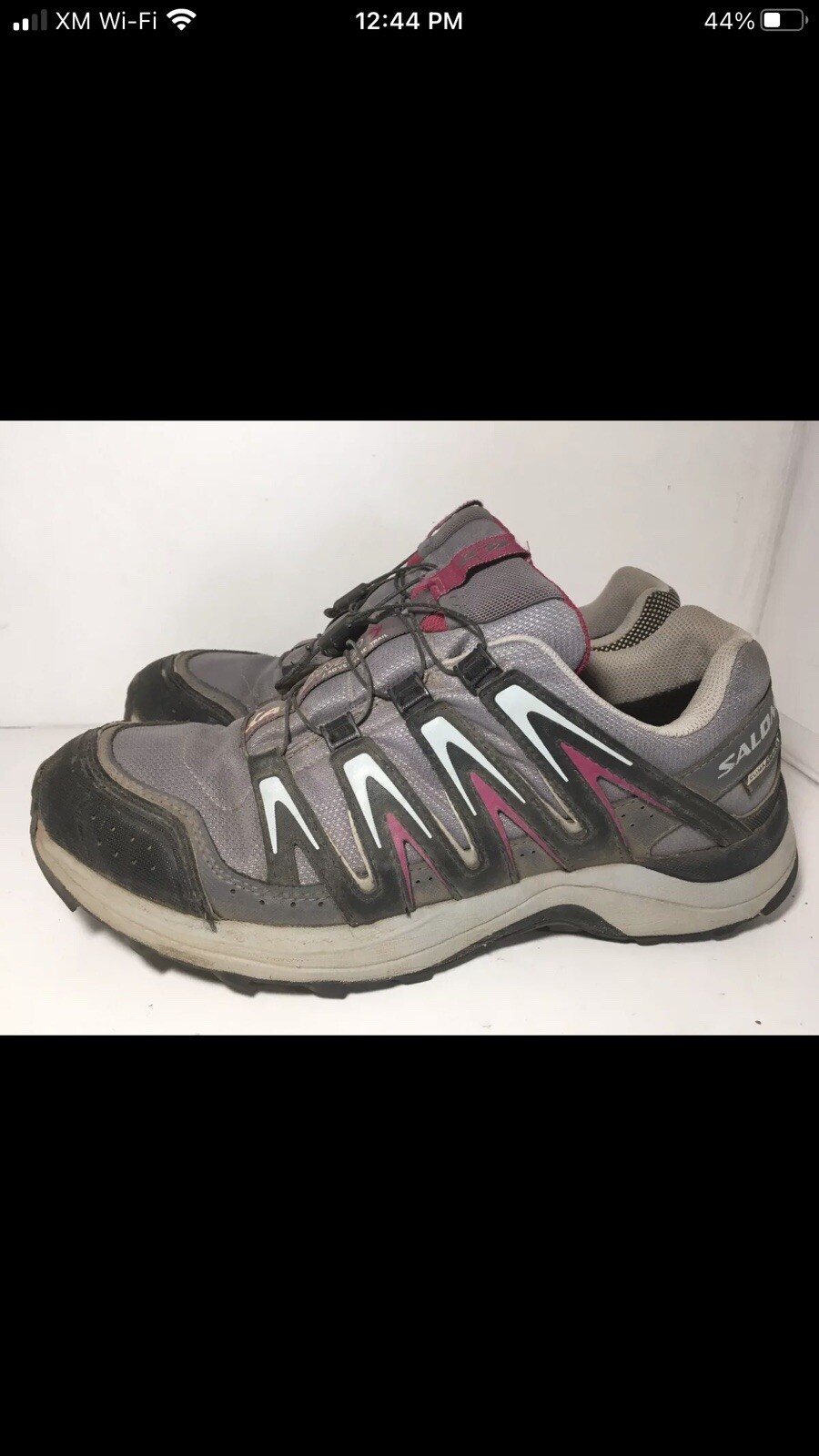 Scarpe da trekking Salomon XA Comp 7 da donna grigie taglia 10 viola da trail running