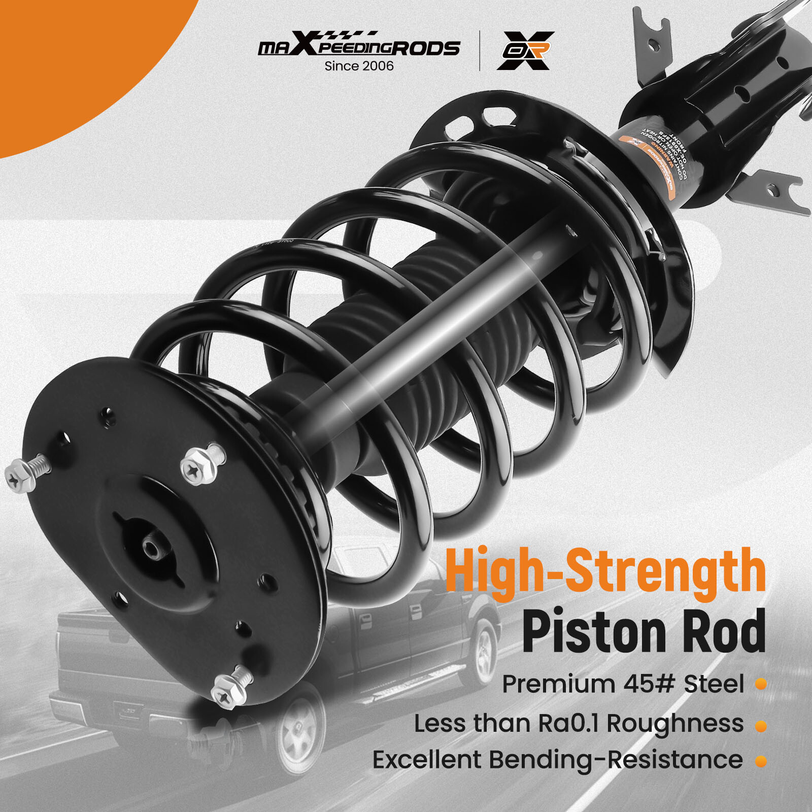 Front Shock Struts w/ Coil Spring Assembly for For Ford Fusion 2013-2020 FWD